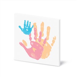 Набор Лапочка отпечатки ручек и ножек «Мама, папа и я»