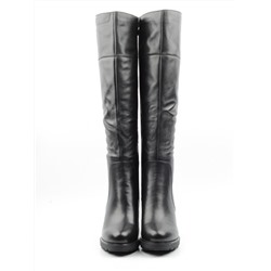 M18-393 N969 BLACK Сапоги зимние женские (натуральная кожа, натуральный мех (еврозима)) размер 36