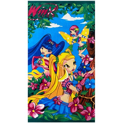 Полотенце пляжное WINX - 2 р-р 70х140