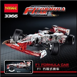 Конструктор Автомобиль F1 2в1 1141 дет. 3366, 3366