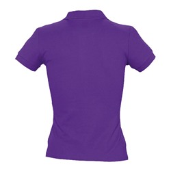 Рубашка поло женская People 210, темно-фиолетовая