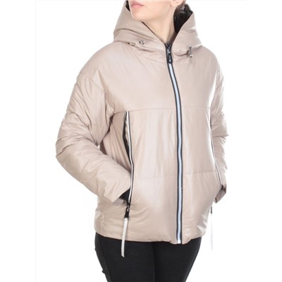 8278 BEIGE Куртка демисезонная женская BAOFANI (100 гр. синтепон) размер 52