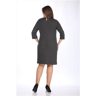 Lady Style Classic 1704/3 графитовый_с_черным, Платье