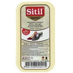 SITIL Губка д/полировки обуви из гладкой кожи Бесцветная