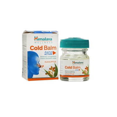 COLD BALM Rapid action, Himalaya (Бальзам от простуды быстрого действия, Хималая), 10 г.