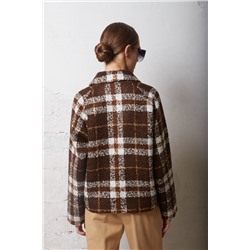 DAVYDOV 9114 коричневый, Полупальто