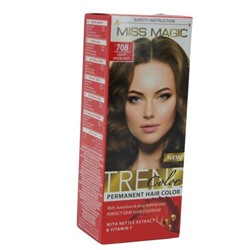 MISS MAGIC Стойкая краска д/волос 708 светлый лесной орех