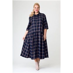 Avenue Fashion 0102 синий, Платье