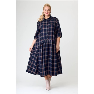 Avenue Fashion 0102 синий, Платье