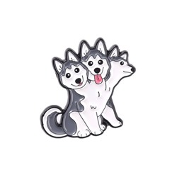 Металлический значок "Хаски"