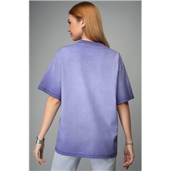 Женская футболка оверсайз с эффектом градиент Happyfox