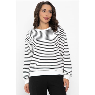 Джемпер Вечность (айвори/полоска) Б14096-20М