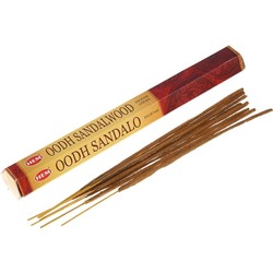 Hem Incense Sticks OODH-SANDALWOOD  (Благовония МАГИЧЕСКИЙ САНДАЛ, Хем), уп. 20 палочек.
