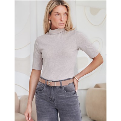 Водолазка из премиального хлопка с эластаном