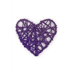Декор "Сердечко" 12 см, в ассортименте Уценка (плохой прокрас)
