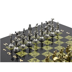 Шахматы подарочные с металлическими фигурами "Афина", 250*250мм
