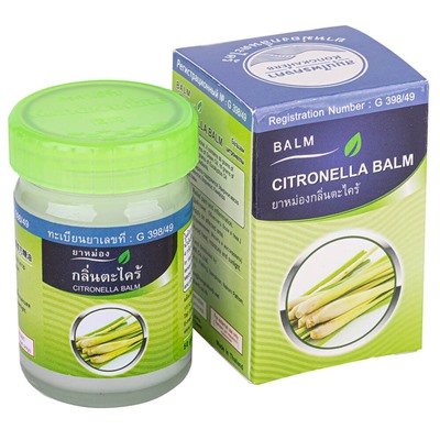 CITRONELLA Balm, Kongkaherb (Бальзам ЦИТРОНЕЛЛА, Конгкахерб), 50 г. - СРОК ГОДНОСТИ ДО 21 ИЮЛЯ 2025 ГОДА