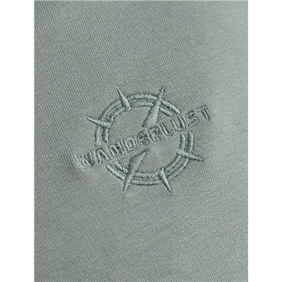 Свитшот с воротом стойкой на молнии из эластичного футера двухнитки