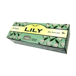Tulasi LILY Floral Incense Sticks, Sarathi (Туласи благовония ЛИЛИЯ, Саратхи), уп. 20 палочек.
