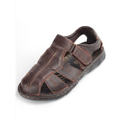 P2315-10 BROWN Сандалии мужские (натуральная кожа) размер