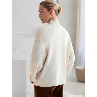 Джемпер из пряжи с кашемиром