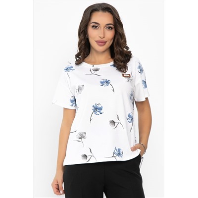 Футболка Мэнси (белая) Б14126-4М