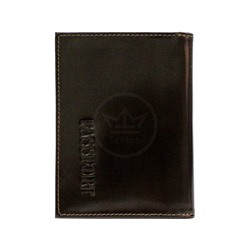 Обложка для авто+паспорт Premier-О-78 натуральная кожа коричн.темный  гладкий (88)  107611