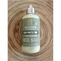 Body Cleanser NEEM, BASIL & TEA TREE Skin Protectant, Indian Khadi (Средство для душа НИМ, БАЗИЛИК И ЧАЙНОЕ ДЕРЕВО защита кожи, Индиан Кхади), 200 мл.