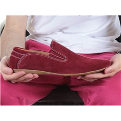 F027-97-2 RED Полуботинки мужские (натуральная замша) размер