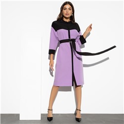 Платье, Идеальный фасон (lilac-black, с поясом)