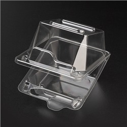 Контейнер для пирожного прозрачный, 115*100*75