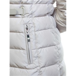 8158 Пальто зимнее женское (холлофайбер, натуральный мех чернобурки) размер M - 44 российский