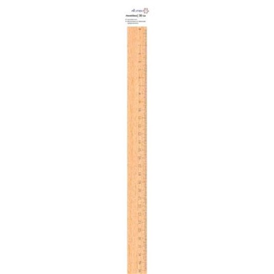 Линейка дерев. 30см Attomex (вып.по 2шт.) 5091803