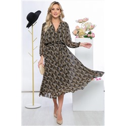 Платье "Леди Шик" (беж) П5478