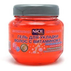 Гель"NICE" 250ml сильн. фикс.(красн.) банка