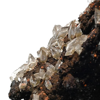 Кальцит на гематите кристаллическое образование 110*58*55мм, 291г