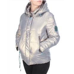 8262 SILVER Куртка демисезонная женская BAOFANI (100 гр. синтепон) размер 52