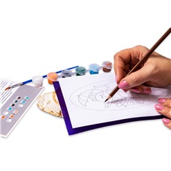 Роспись по дереву на спилах «Лисичка» (косой спил)