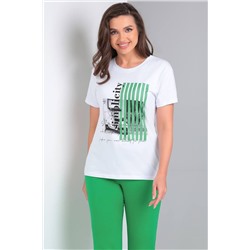 LeNata 31200 зеленый, Брюки,  Жакет,  Джемпер