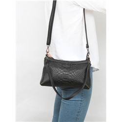 Сумка женская искусственная кожа YDR-2424-9,  1отд+карм/пер,  плечевой ремень,  черный 257532
