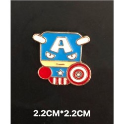 Металлический значок "Marvel" Капитан Америка