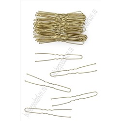 Шпильки для волос 7 см (50 шт) SF-7412, золото