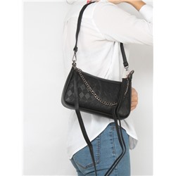 Сумка женская искусственная кожа YDR-2507-5,  1отд+карм/пер,  плечевой ремень,  черный 257544