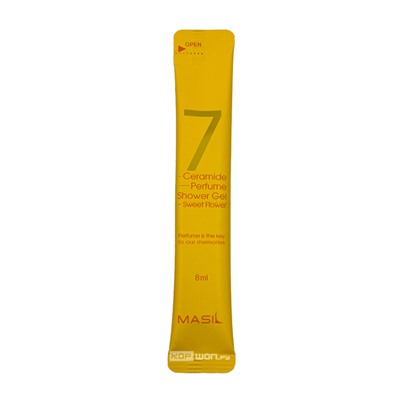 Гель для душа парфюмированный с 7 керамидами Sweet Flower 7 Ceramide Masil, Корея, 8 мл