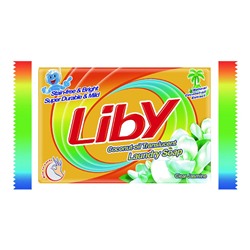 Liby. Мыло для стирки прозрачное с кокосовым маслом, 232г