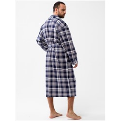 Мужской халат трикотажный чернильный 1566 (5)