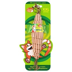 Игрушка для кошек мятный РОГАЛИК из картона АГ