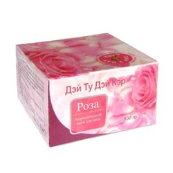 Ayurvedic Moisturizing Cream ROSE, Day 2 Day Care (Аюрведический крем для лица РОЗА, Дэй ту Дэй Кэр), 100 г.