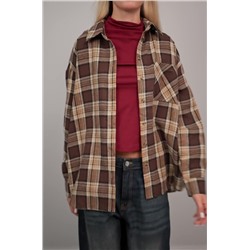 Рубашка женская в клетку Happyfox