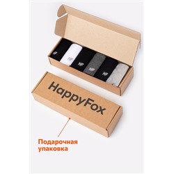 6 пар носков средней высоты в подарочной коробке Happyfox